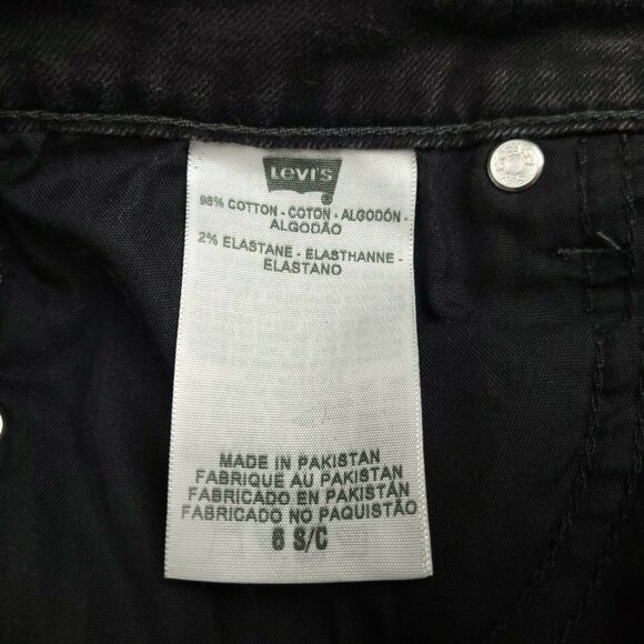 Levi's The Original Jeans Mid Rise Skinny Womens Denim Jeans Size 6s (28x28) - Picture 10 of 11